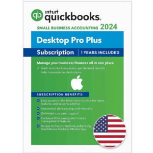 Intuit QuickBooks Desktop Mac 2024 | 1-User Accounting Software